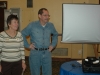 Brunch speaker Ron Schweiger with Chair Marlene Podell